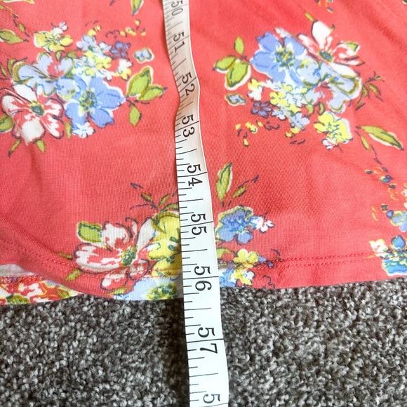 Matilda Jane At Ease Orange Floral Jersey Knit Maxi Dress Womens Size Small - Picture 12 of 12